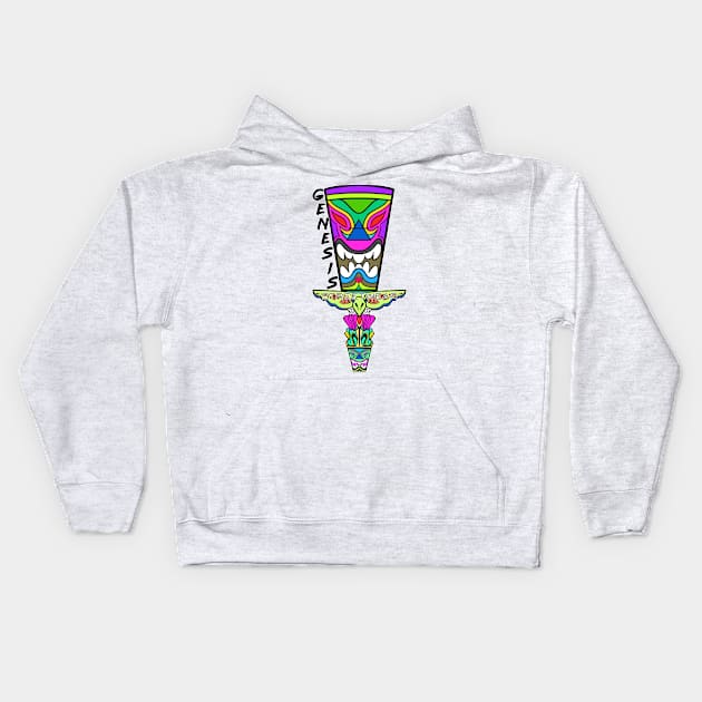 Genesis Streetwear - Totem Kids Hoodie by retromegahero